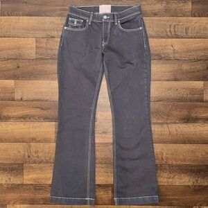 Revice Denim Size 27 Dark Grey With White Contrast Stitching Jeans Pants Casual